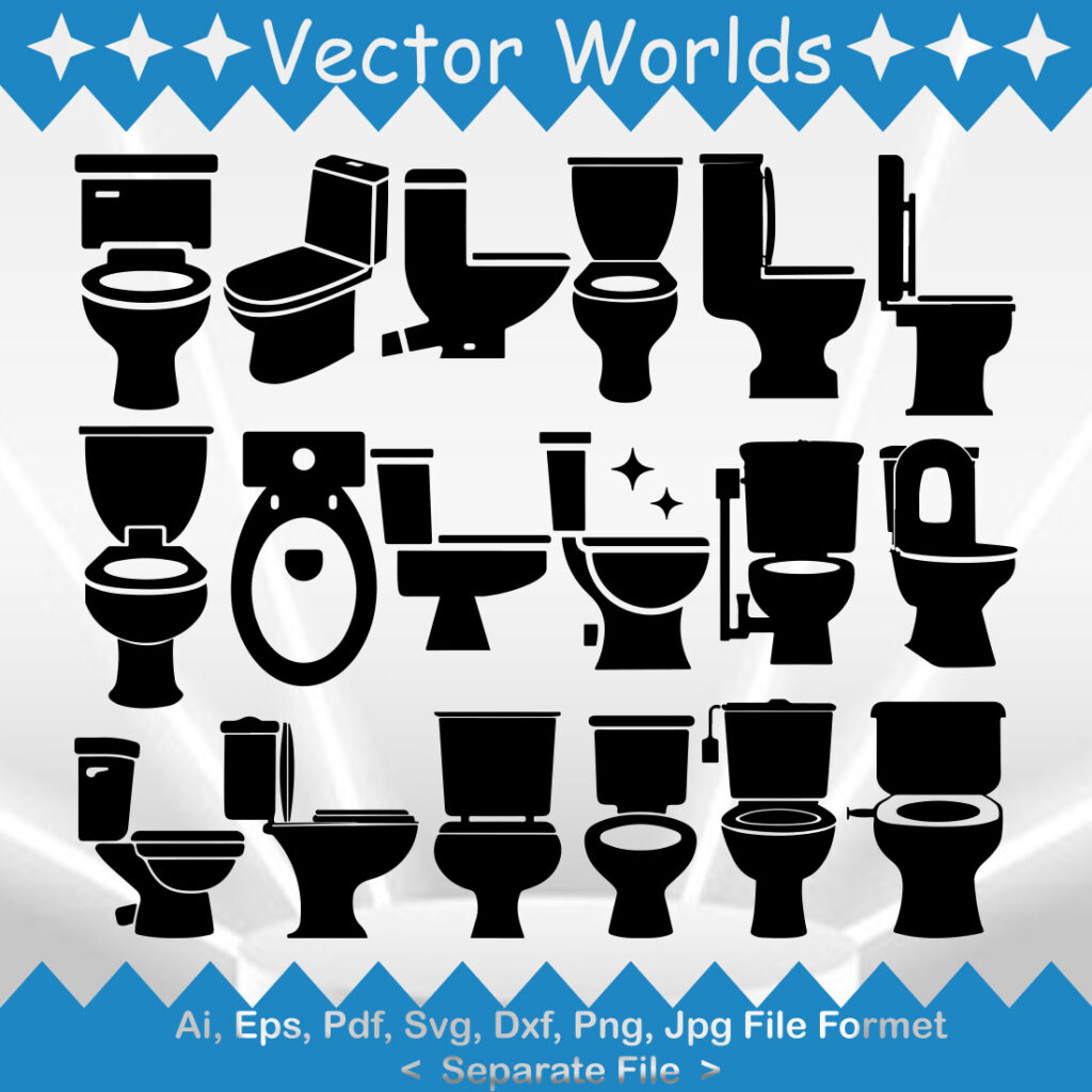 High Commode SVG Vector Design - MasterBundles