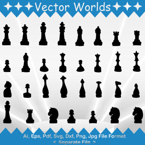 Chessboard SVG Vector Design cover image.