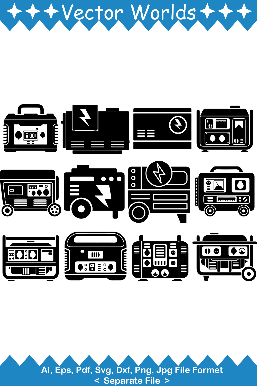 Generator SVG Vector Design pinterest preview image.