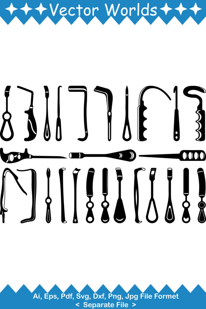 Right Angled Retractor SVG Vector Design - MasterBundles