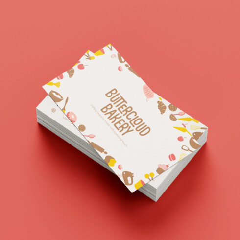 Bakery Business card cover image.