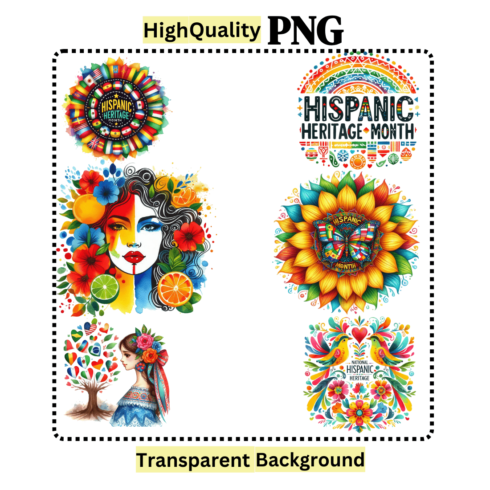 Watercolor Design Celebrating Hispanic Heritage cover image.