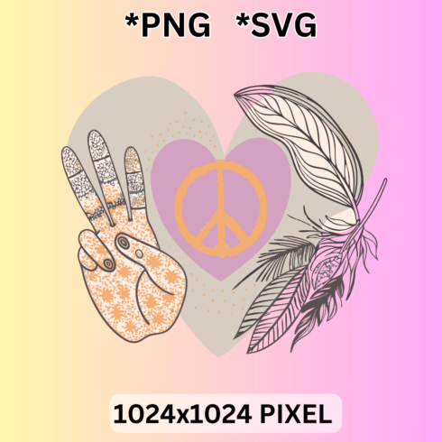 Color Blobs Tribal Peace Love Native Pride clipart cover image.