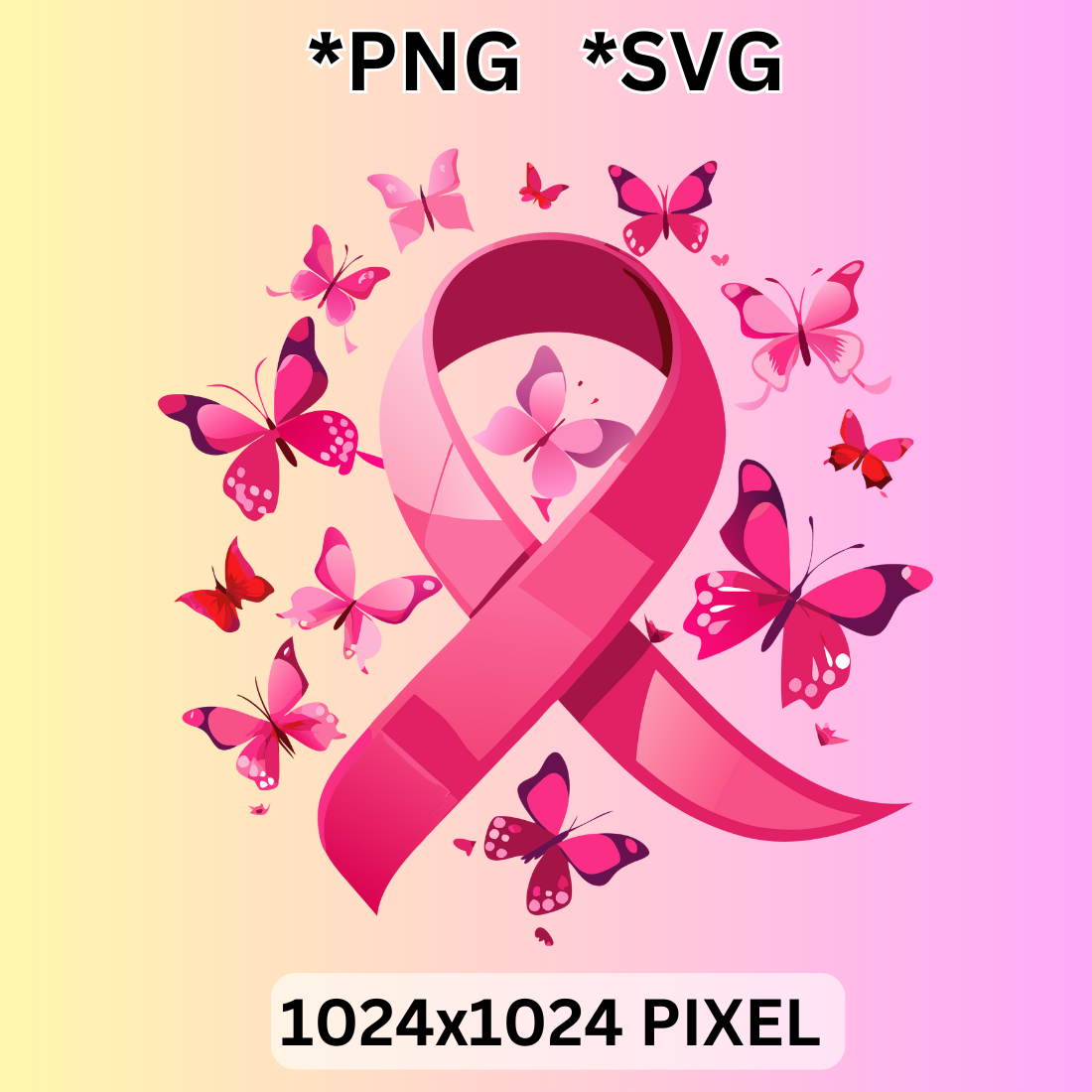 Watercolor Breast Cancer Awareness clipart cover image.