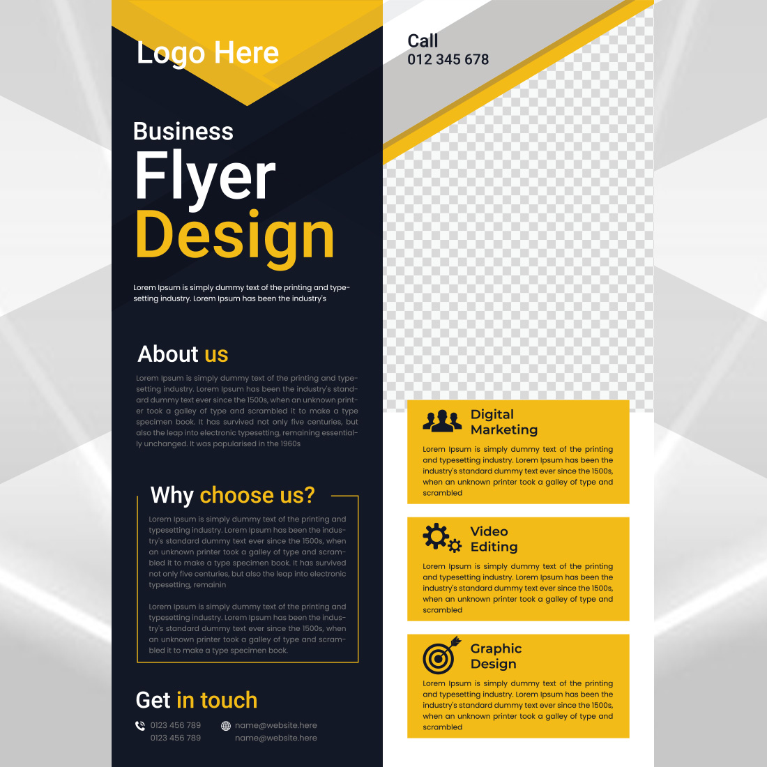 Modern Flyer Design preview image.