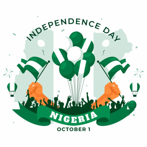 13 Nigeria Independence Day Illustration cover image.