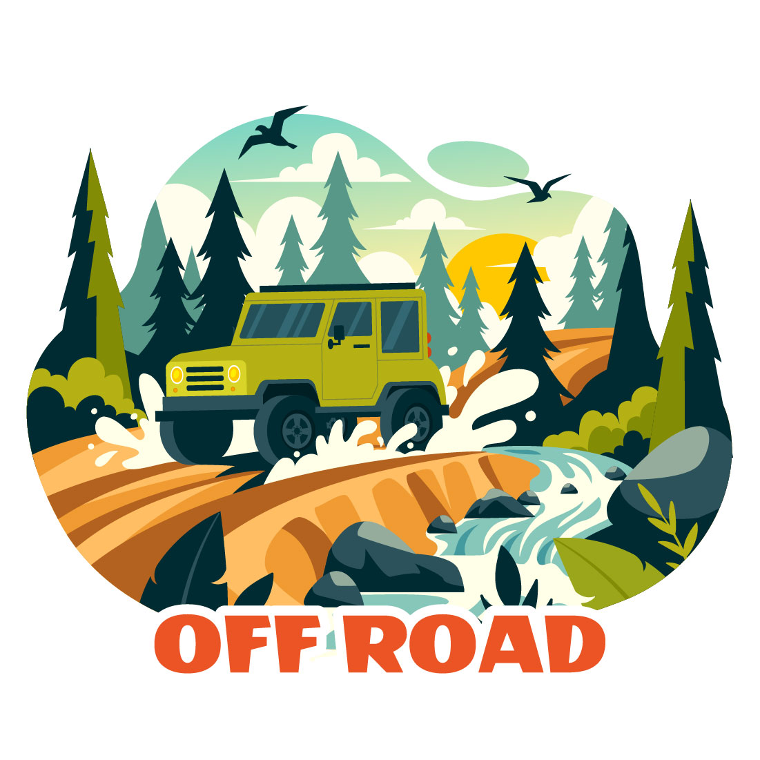 9 Off Road Sport Illustration cover image.