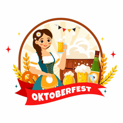 13 Oktoberfest Beer Festival Illustration cover image.