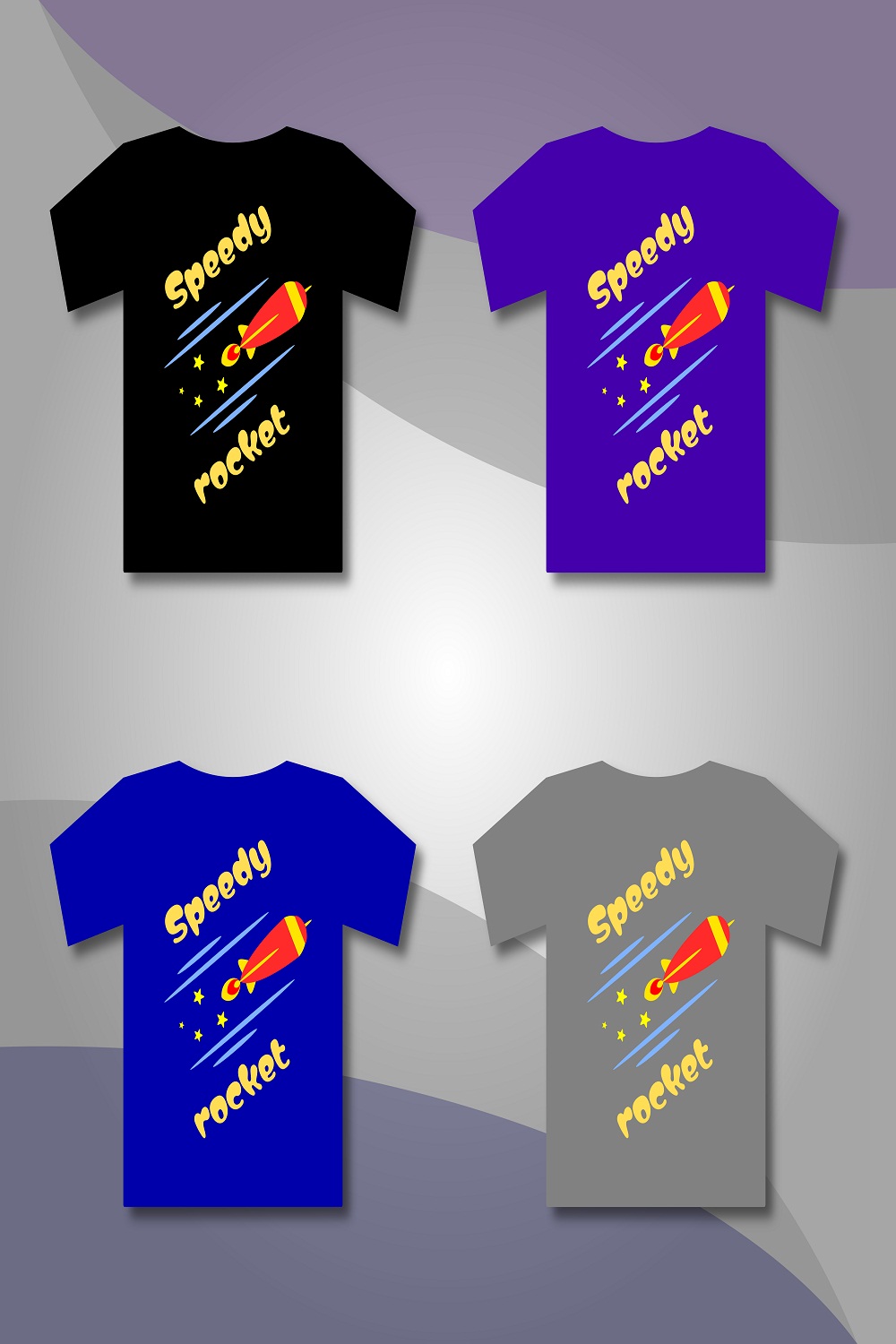 speedy rocket cartoon t shirt design for kids pinterest preview image.