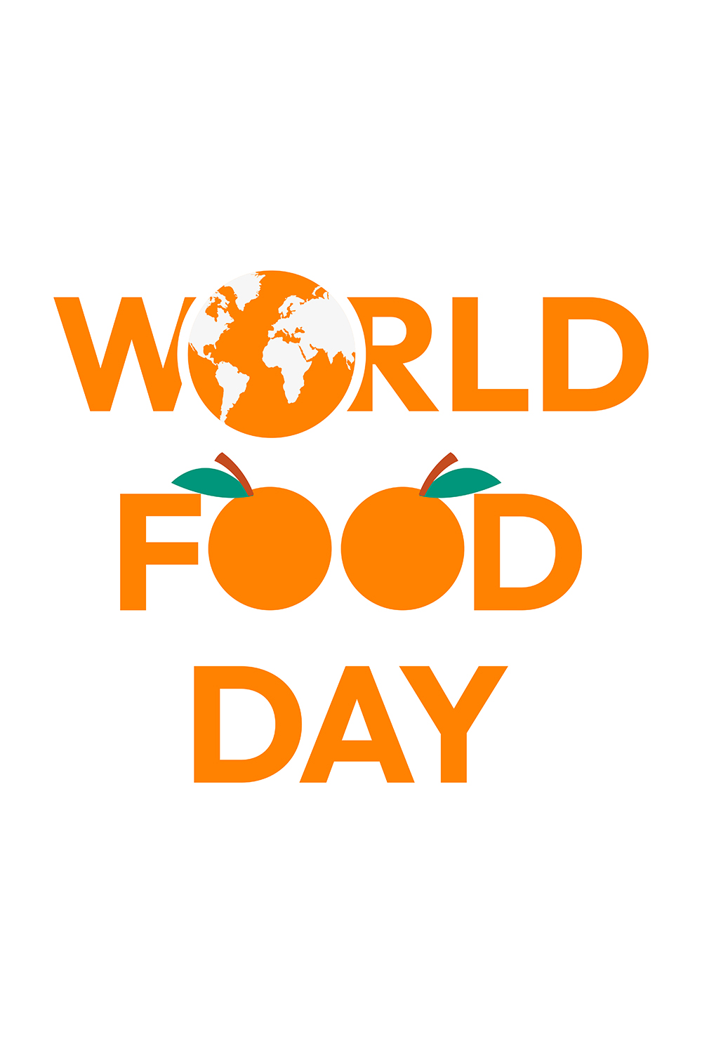 World Food Day design 3 templates pinterest preview image.