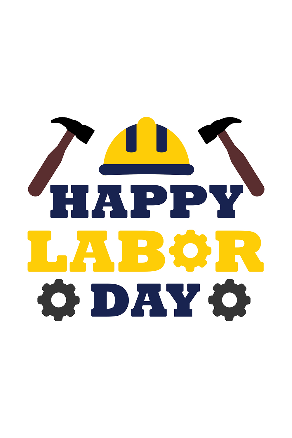 Labor day design templates pinterest preview image.