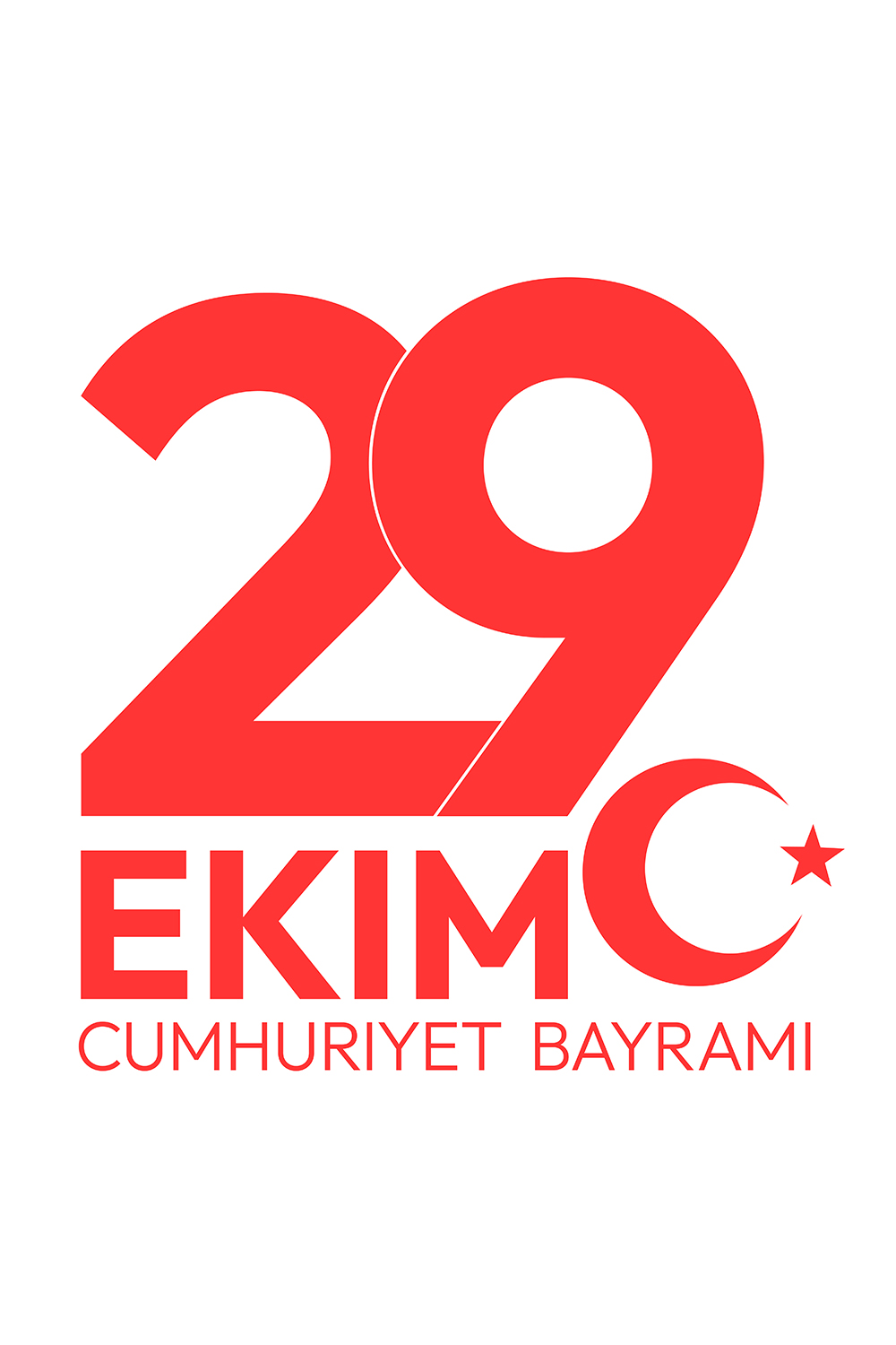 29 Ekim Turkish Republic Day Design pinterest preview image.