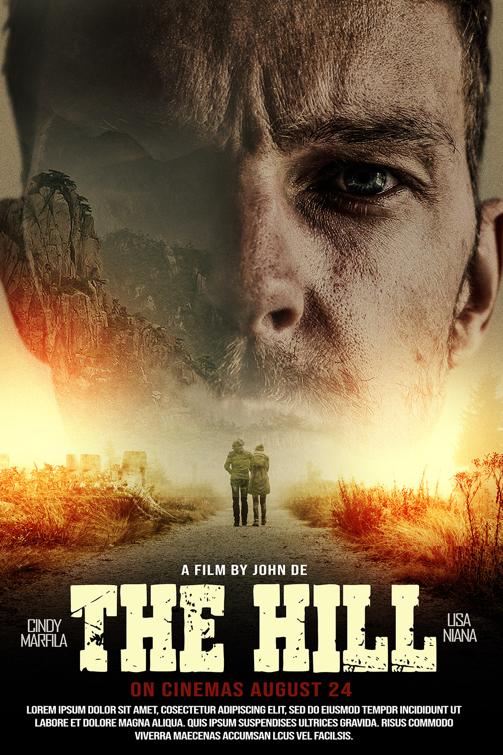 The Hill Movie Poster pinterest preview image.