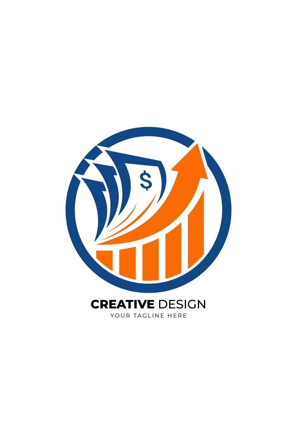 Growth credit repair business branding logo icon design pinterest preview image.