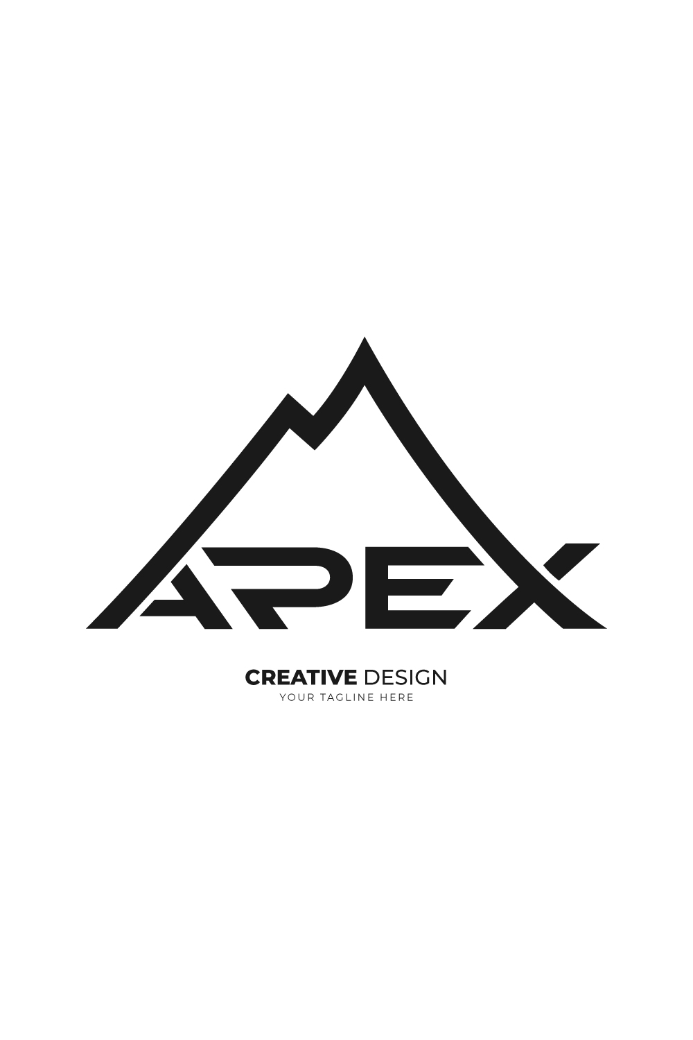 Apex Mountain logo pinterest preview image.