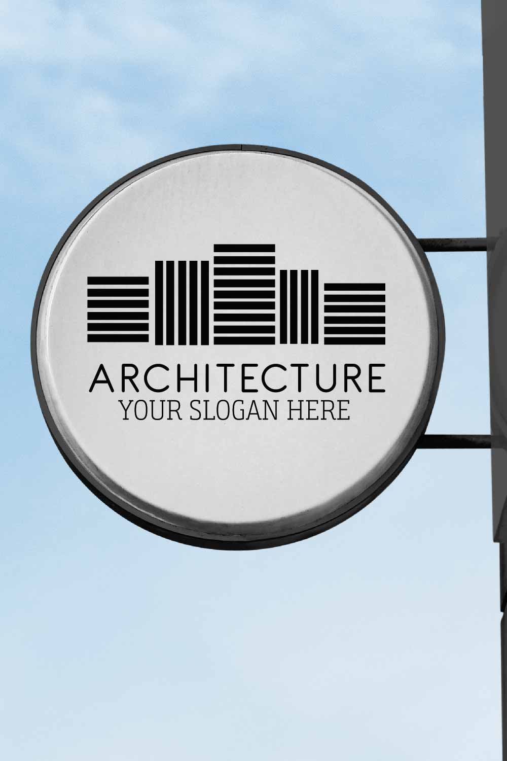 Architecture Logo Design pinterest preview image.