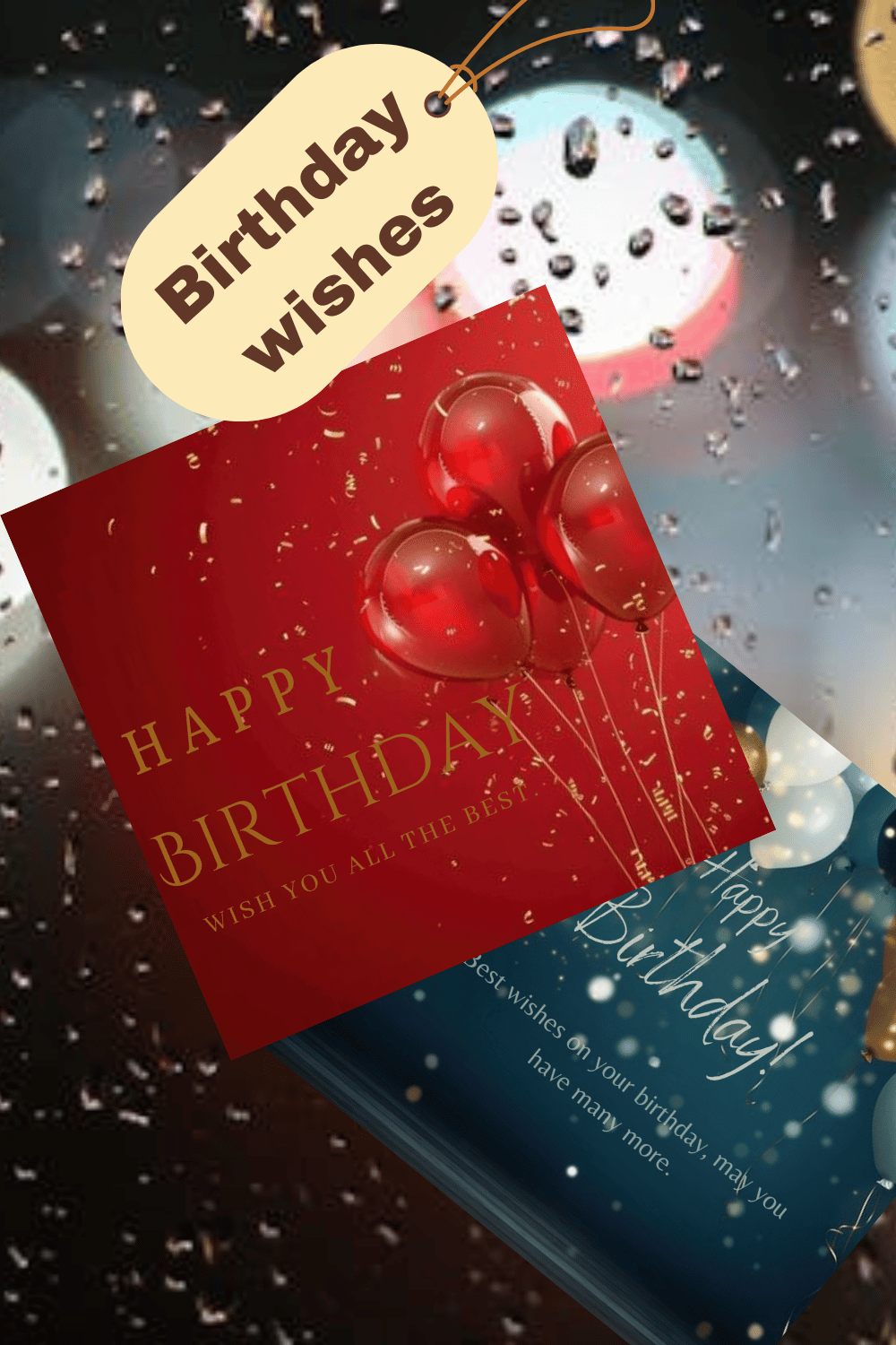 Personalized Perfection: Editable Birthday Tile pinterest preview image.