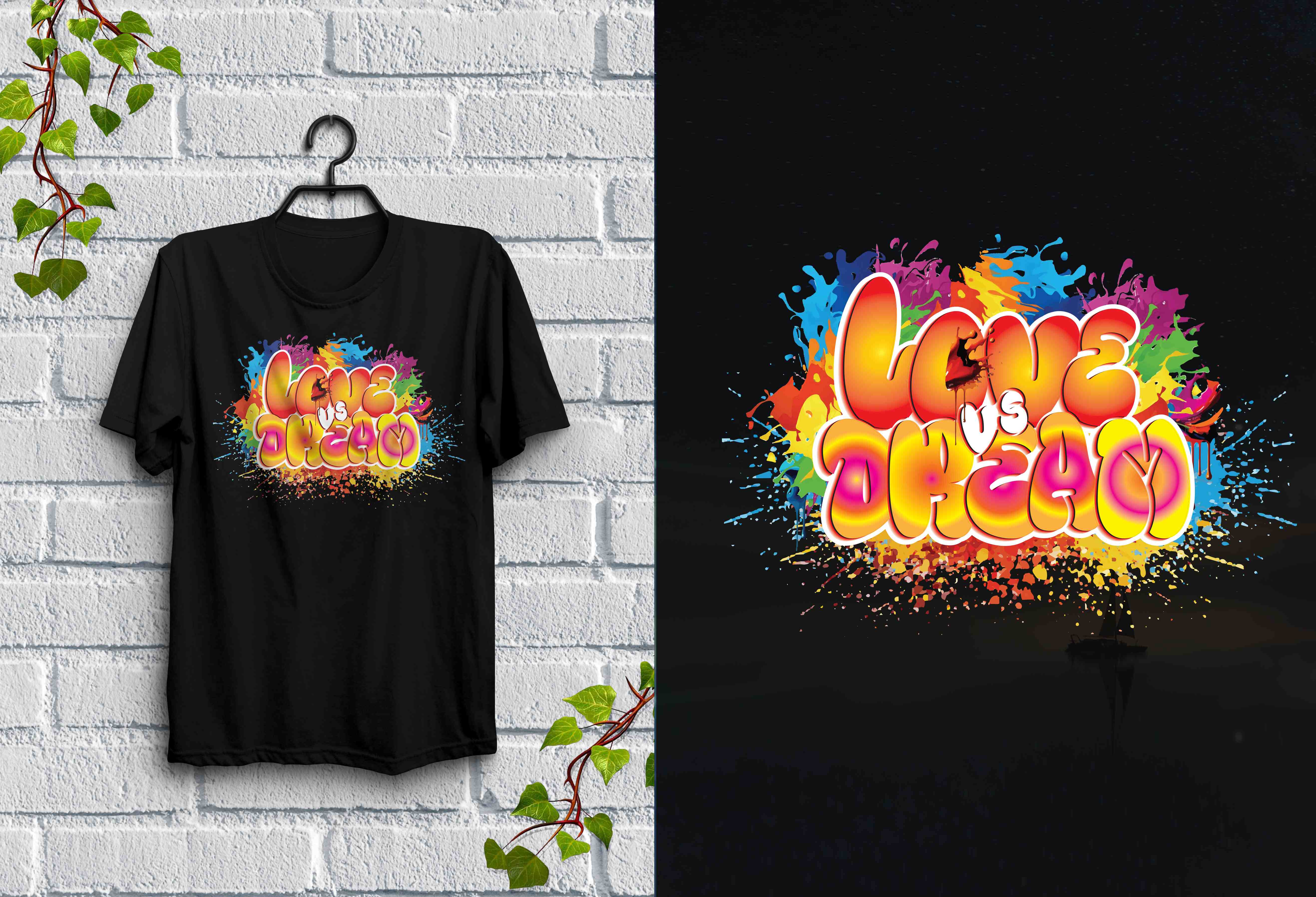 premium graffity t shirt design 979