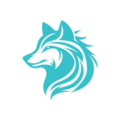 Wolf logo, Gaming logo, T-shirt design logo, cover image.