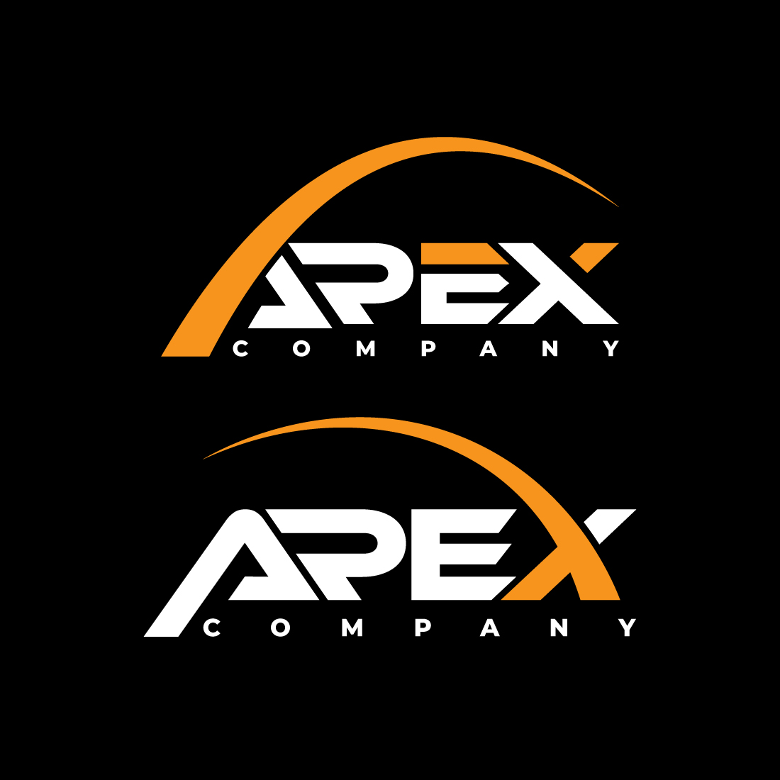 Apex creative letter branding logo design Concept cover image.