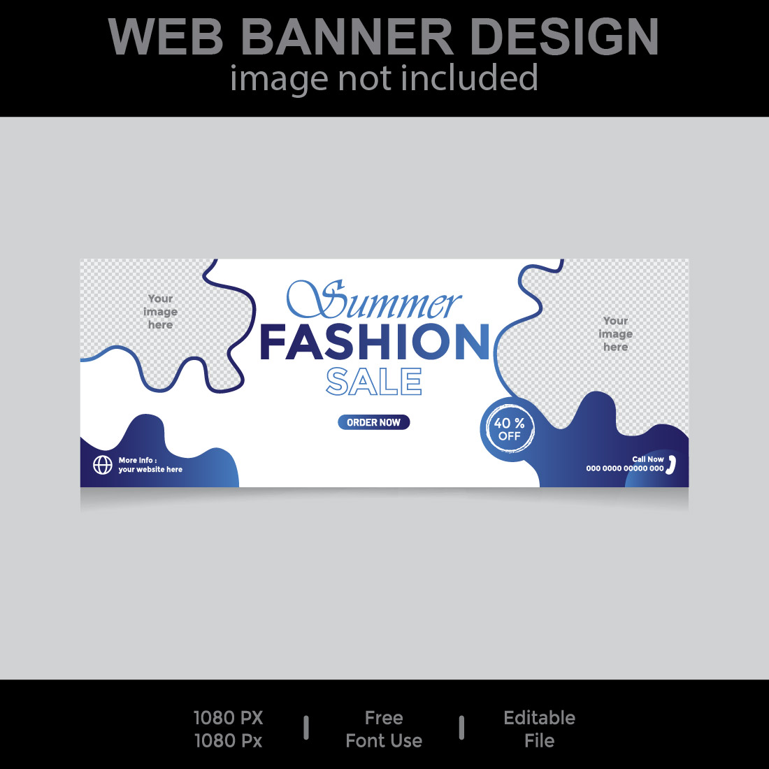 Web Banner Design cover image.