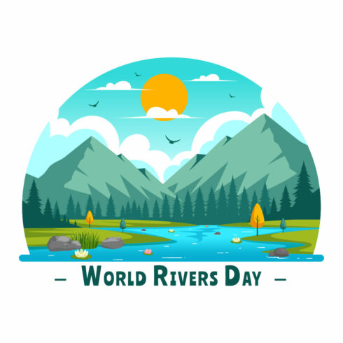 10 World River Day Illustration cover image.