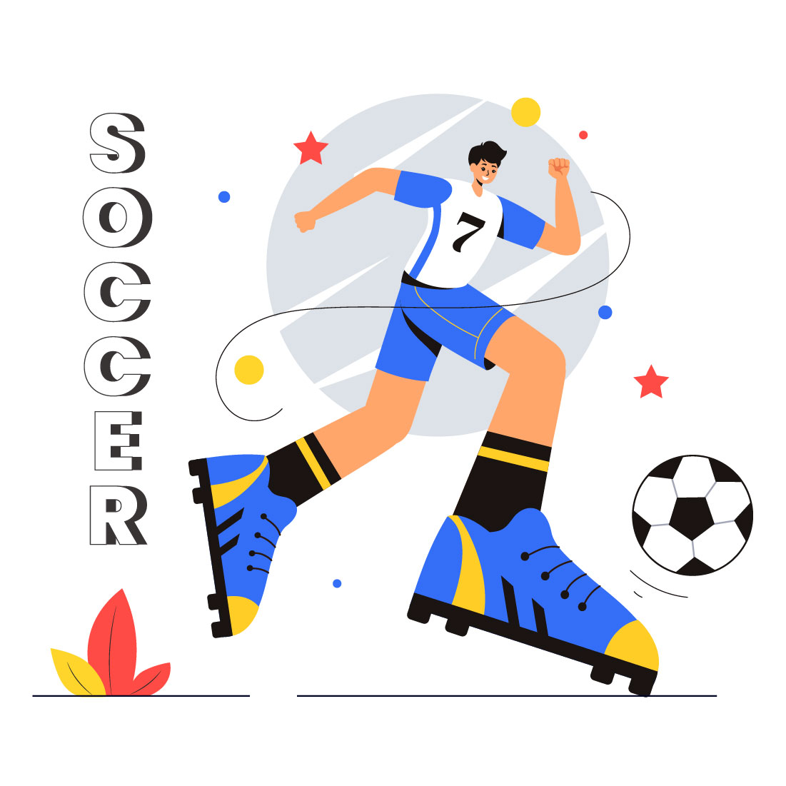 9 Soccer Sports Illustration cover image.