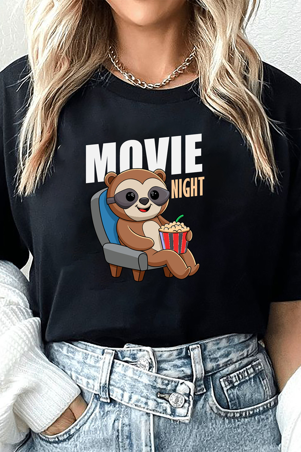 Movies Sloths Design pinterest preview image.