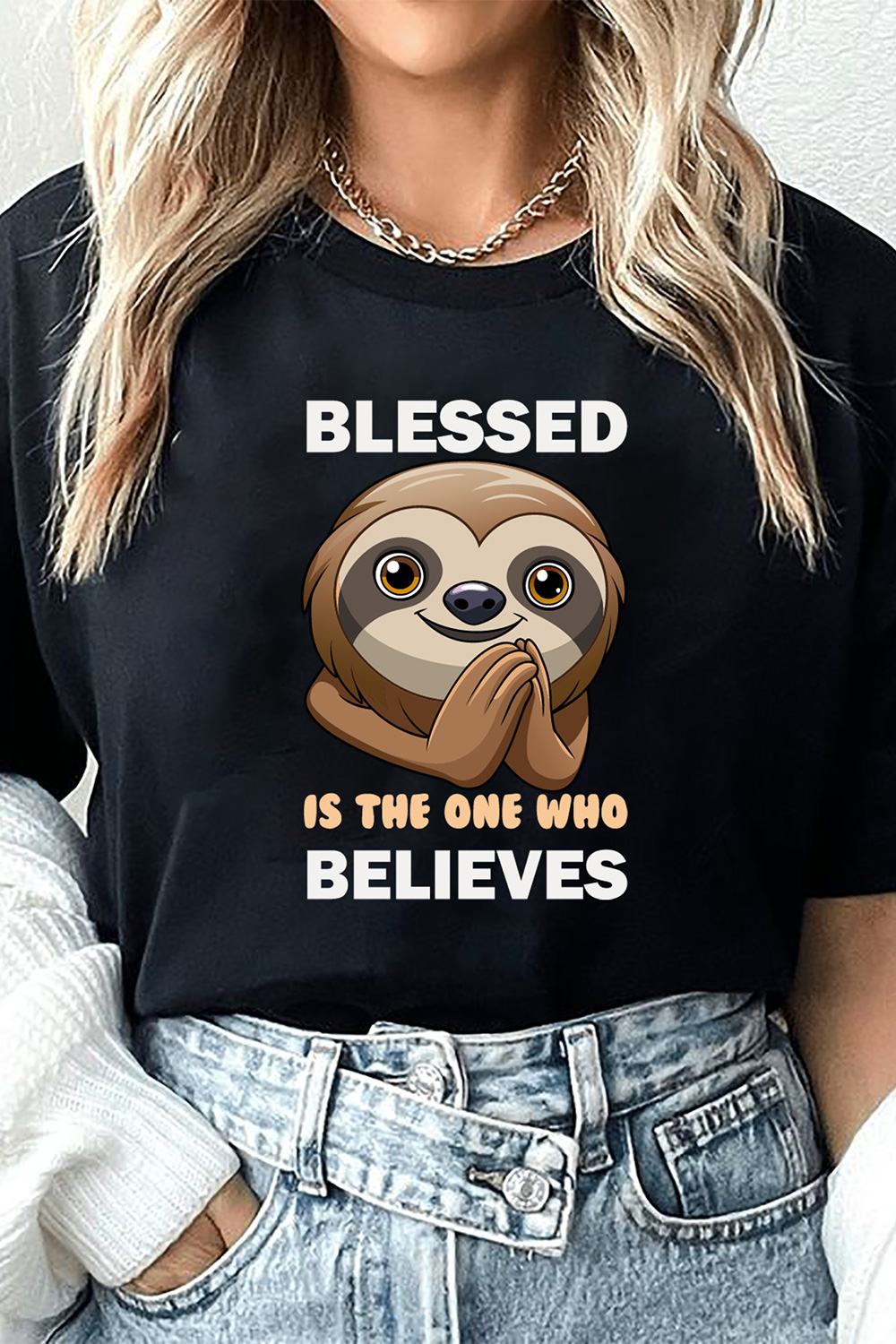 Prayers Sloths Designs pinterest preview image.