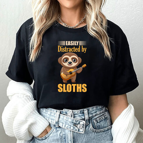 Easily Distracted By Sloths Designs cover image.