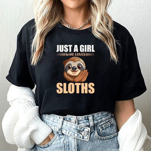 Girls Loves Sloths Designs cover image.