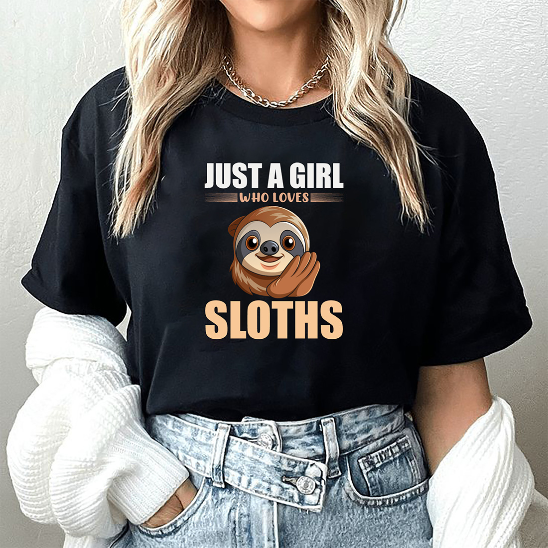 Girls Loves Sloths Designs cover image.