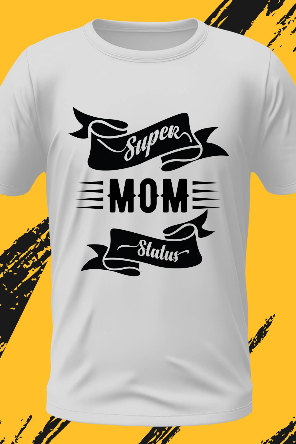 Typography T-shirt Design mom pinterest preview image.