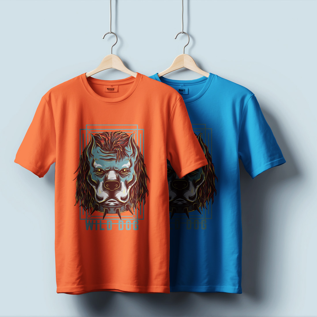 T - Shirt Brandal Front Head Illustration pinterest preview image.