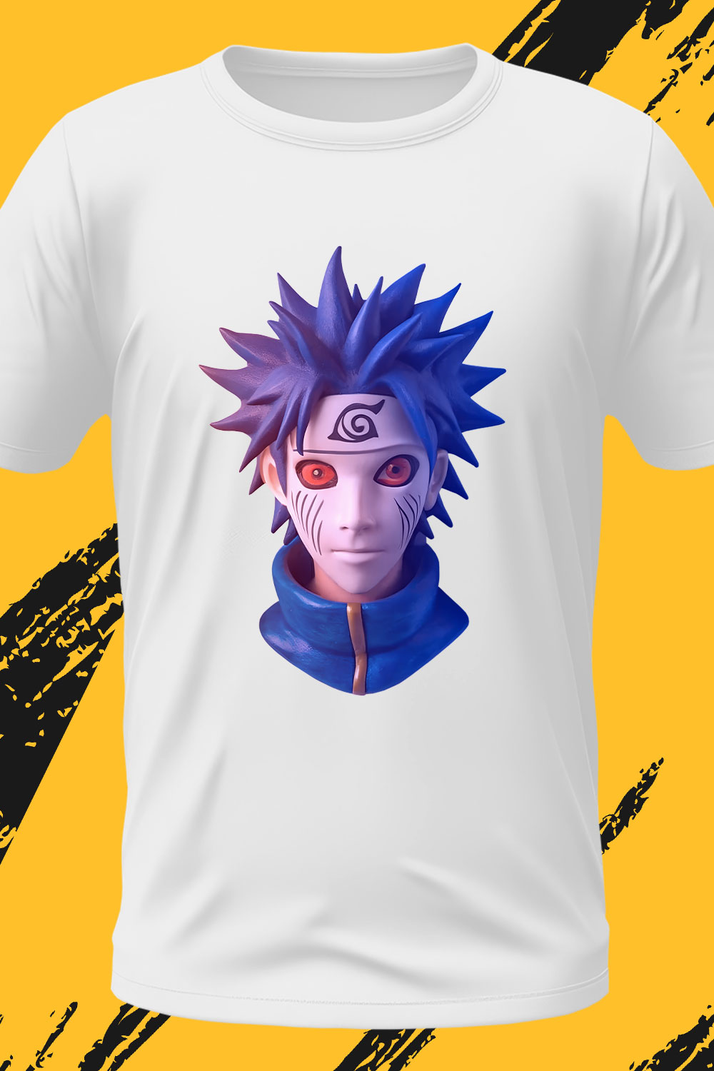 Obito T-shirt Design pinterest preview image.