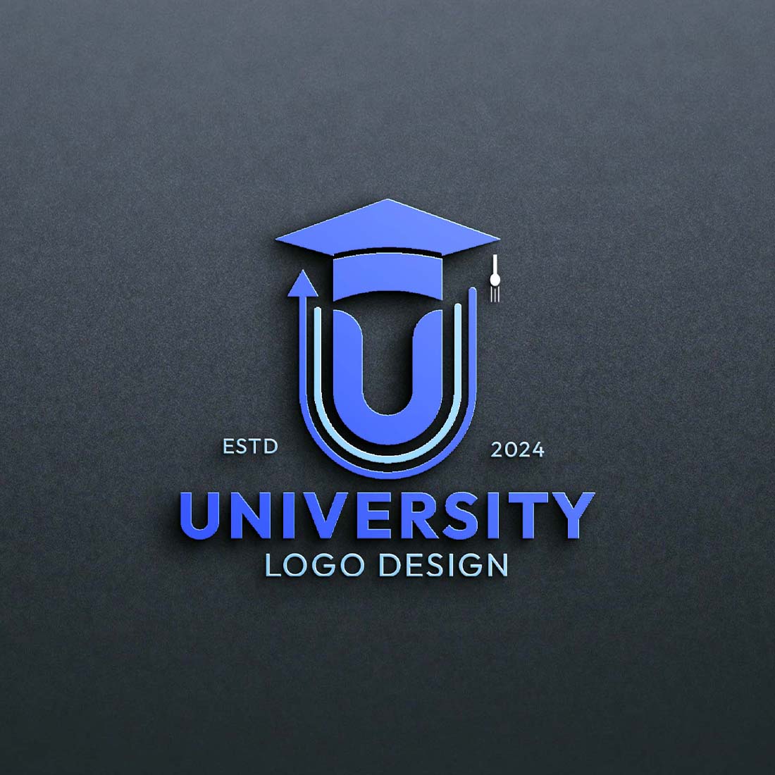 University Logo Design | 100% Editable Logo Design Illustrator File preview image.