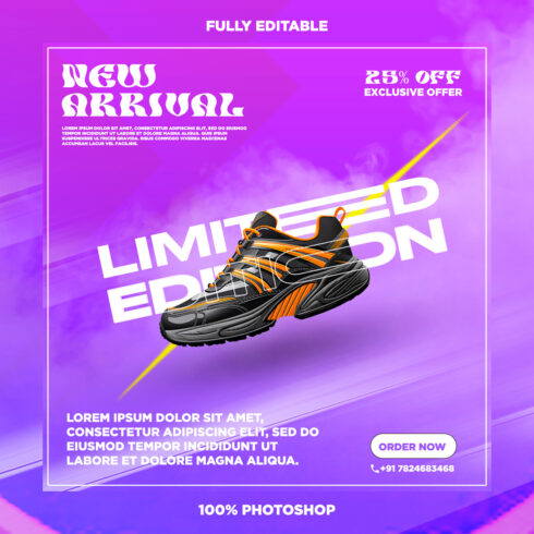 new limited-edition sneakers social meadia post cover image.