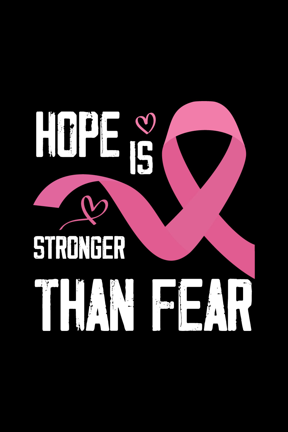 cancer awareness t-shirt design pinterest preview image.