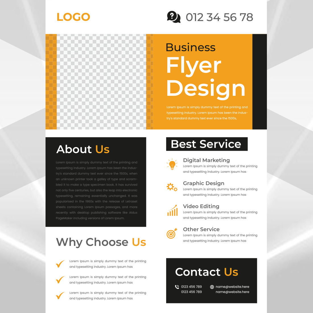 Modern Flyer Design cover image.