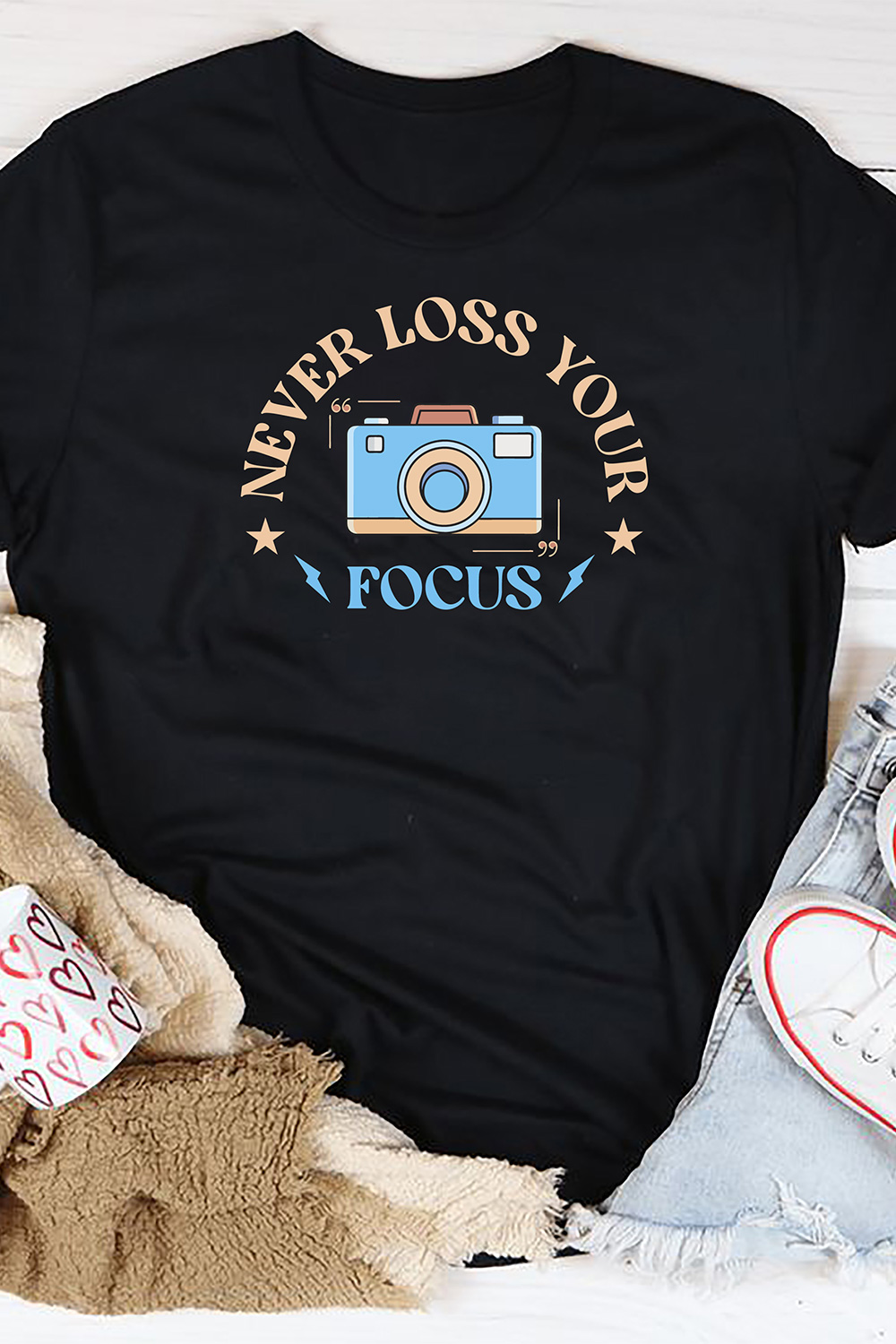 Never Loss Your Focus - World Photography Days pinterest preview image.