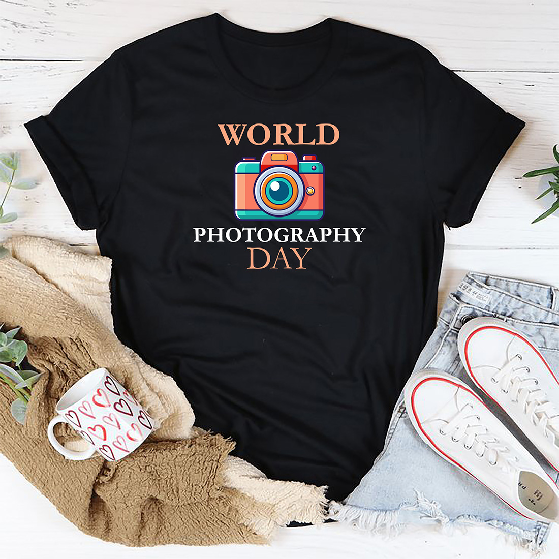 Trendy World Photography Days Design cover image.