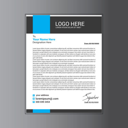 Modern Letterhead Design cover image.