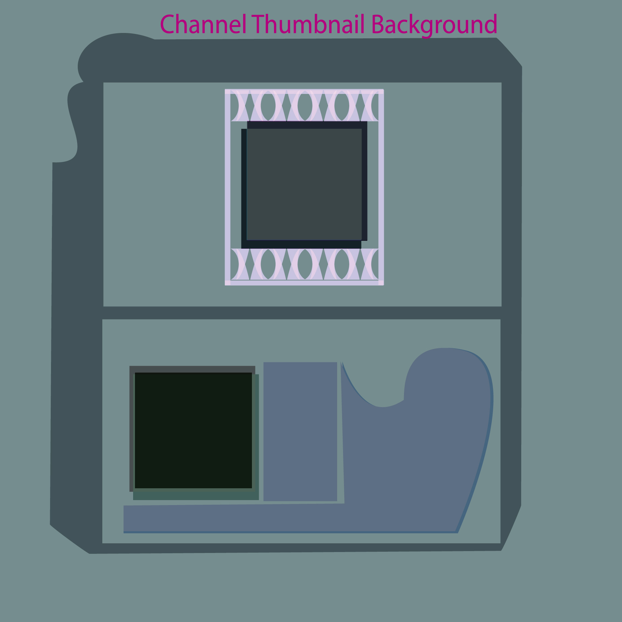 YouTube Thumbnail Background bundle cover image.