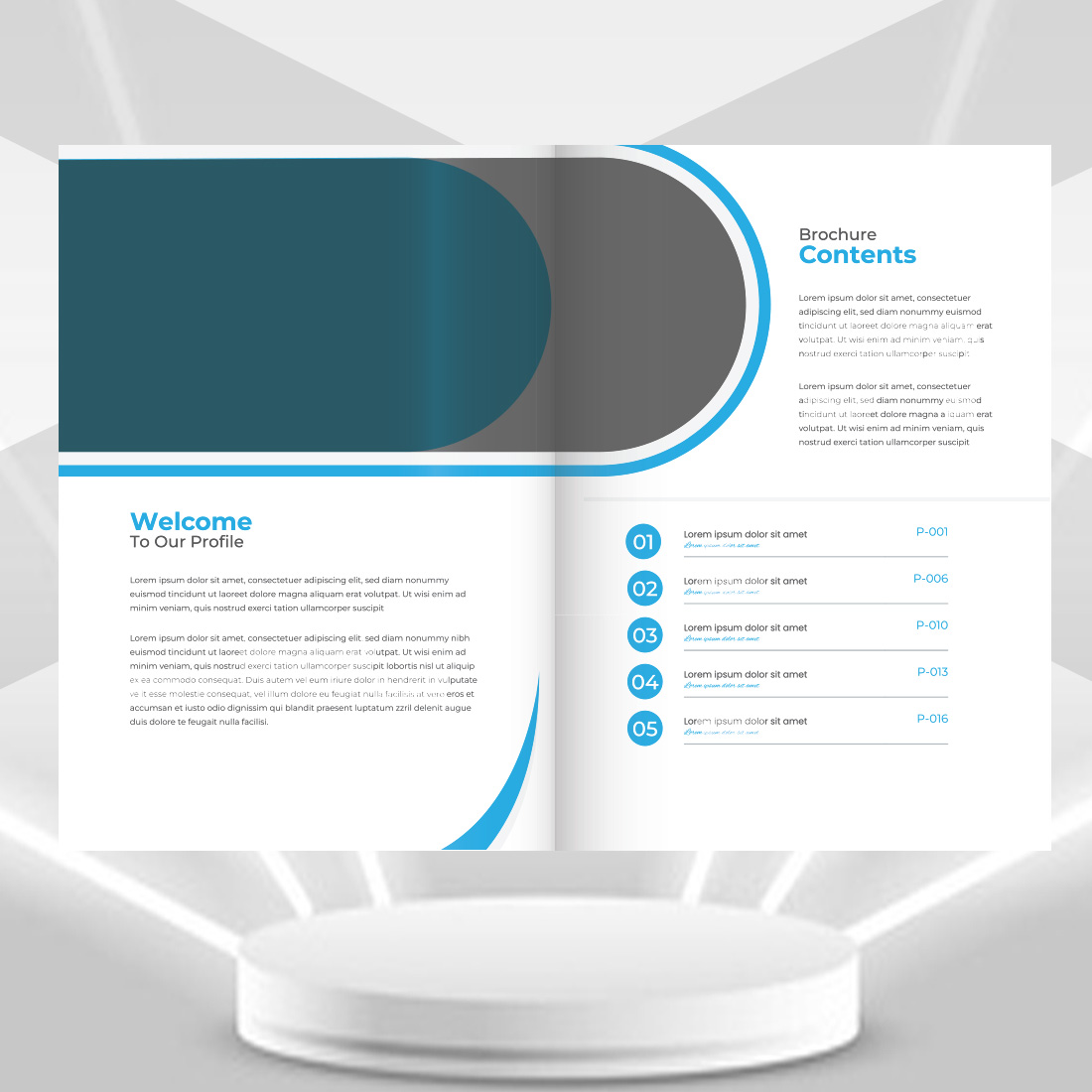 Modern Brochure Design preview image.