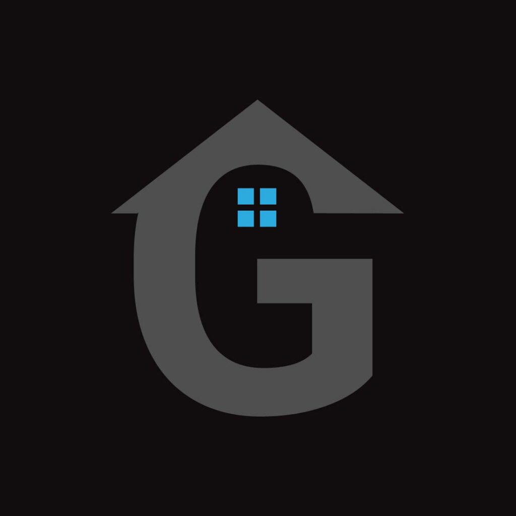 Letter G Real Estate Logo or Icon Design Vector Image Template ...