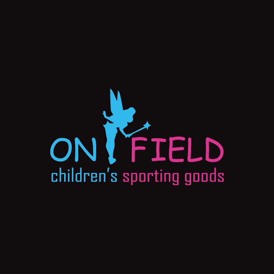 Children Sports Goods Logo or Icon Design Vector Image Template preview image.