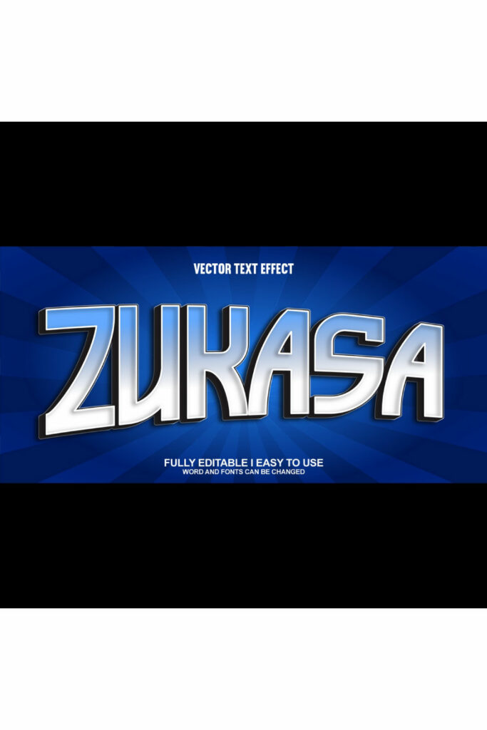Fully Editable Vector 3D Text Effect - MasterBundles