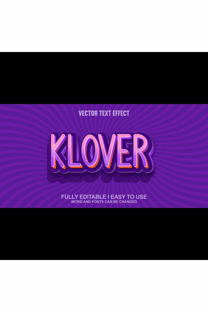 Fully Editable Vector 3D Text Effect - MasterBundles