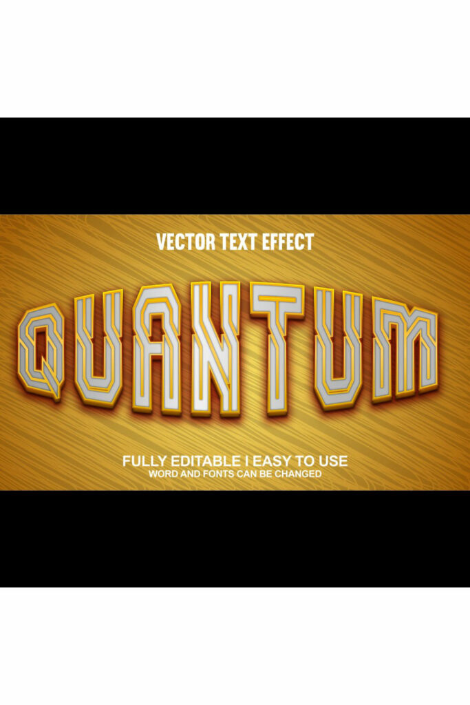 Fully Editable Vector 3D Text Effect - MasterBundles