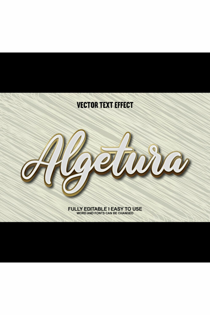 Fully Editable Vector Text Effect - MasterBundles